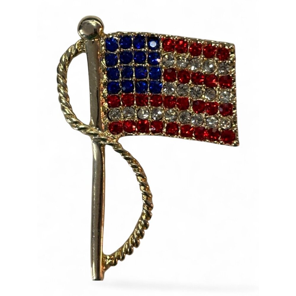 2 USA Pin Flag